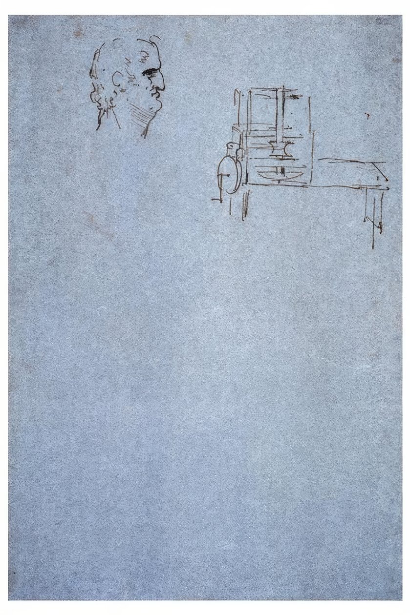 Männliches Profilbildnis tekijältä Leonardo da Vinci