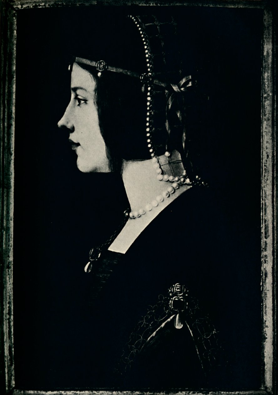 Nuoren prinsessan muotokuva, 1928 tekijältä Leonardo da Vinci