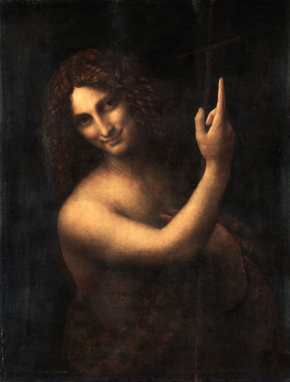 Pyhä Johannes Kastaja, 1513-1516 tekijältä Leonardo da Vinci