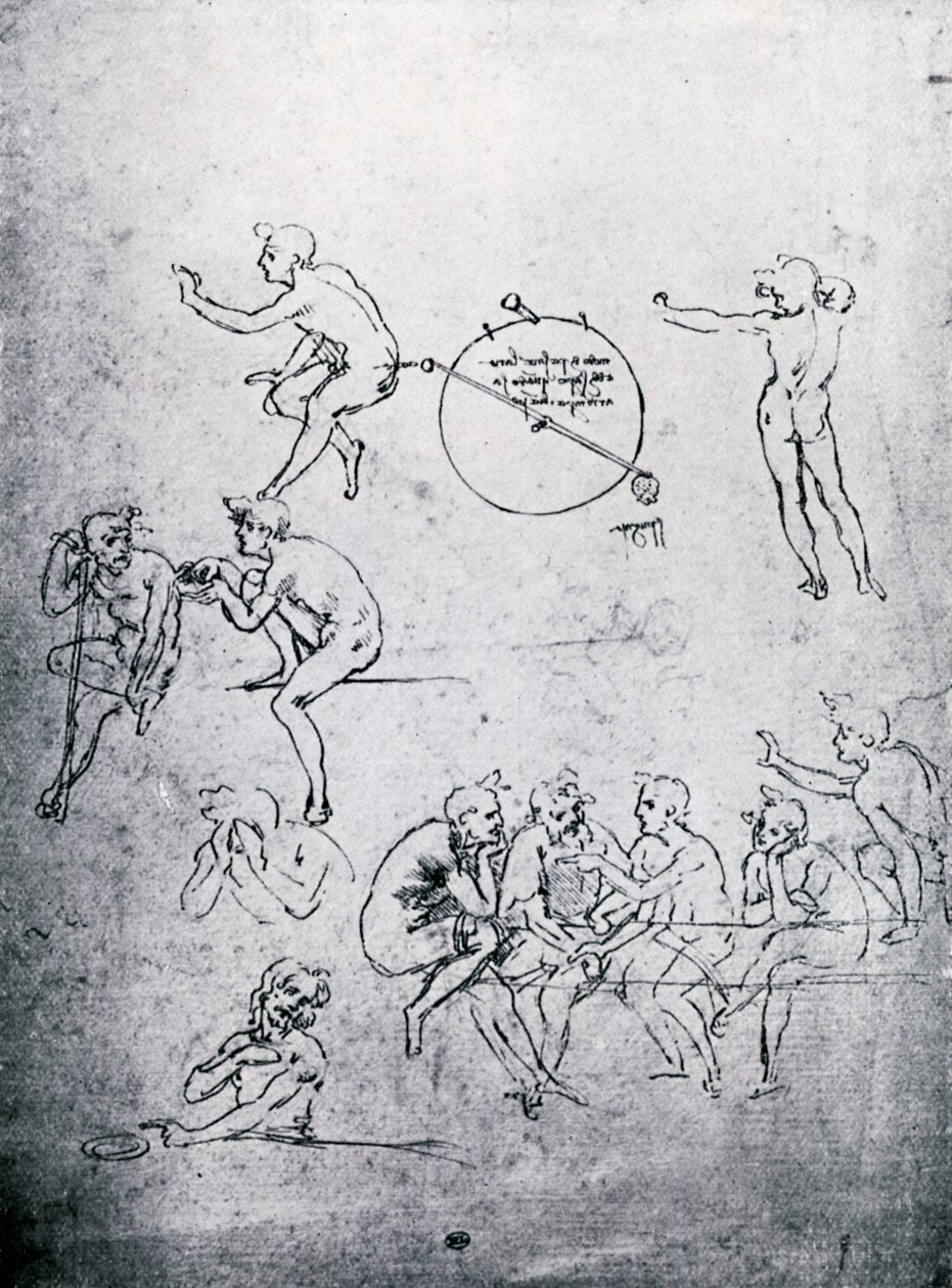 Tutkimuksia Maagien palvontaan ja Viimeiseen ehtoolliseen, 1400-luku 1930. tekijältä Leonardo da Vinci