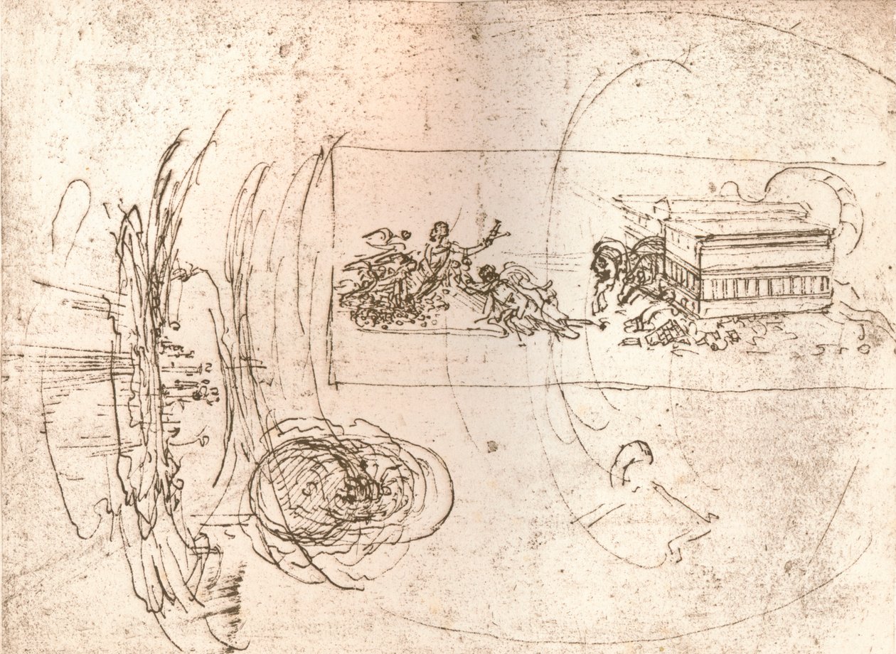 Tutkimuksia allegorisista sävellyksistä, c1472-c1519 1883 tekijältä Leonardo da Vinci