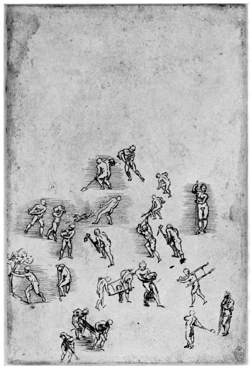 Liiketieteen opintoja 1400-luvun loppu tai 1500-luvun alku 1954. tekijältä Leonardo da Vinci