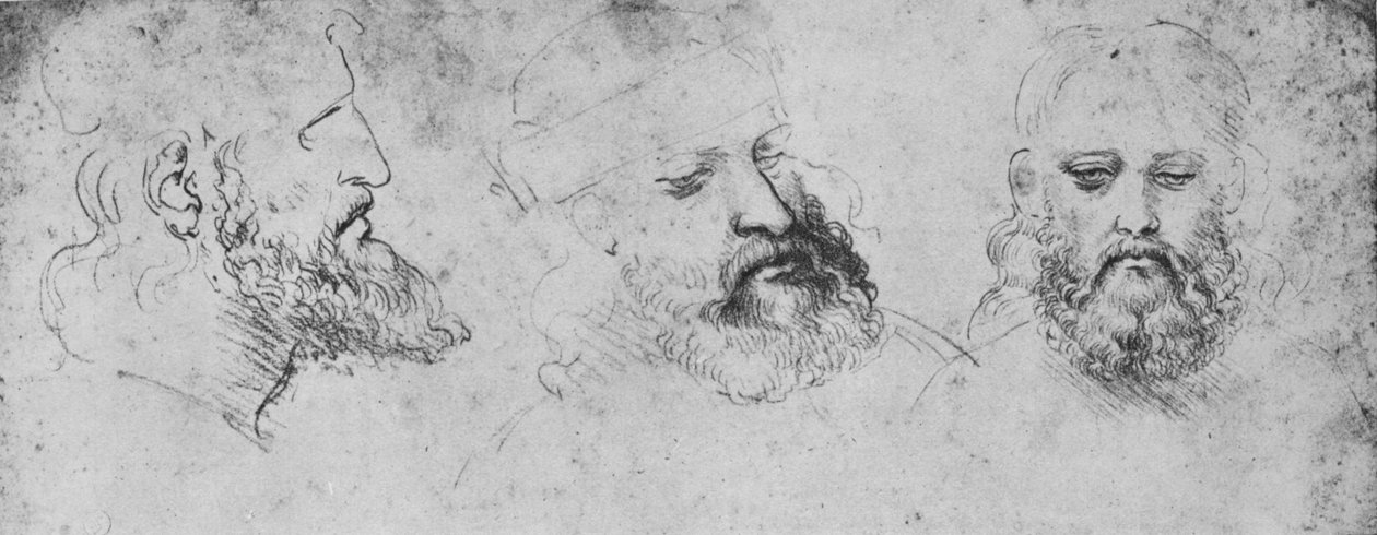 Cesare Borgian johtajan tutkimukset kolmesta näkökulmasta, c1480 1945 tekijältä Leonardo da Vinci