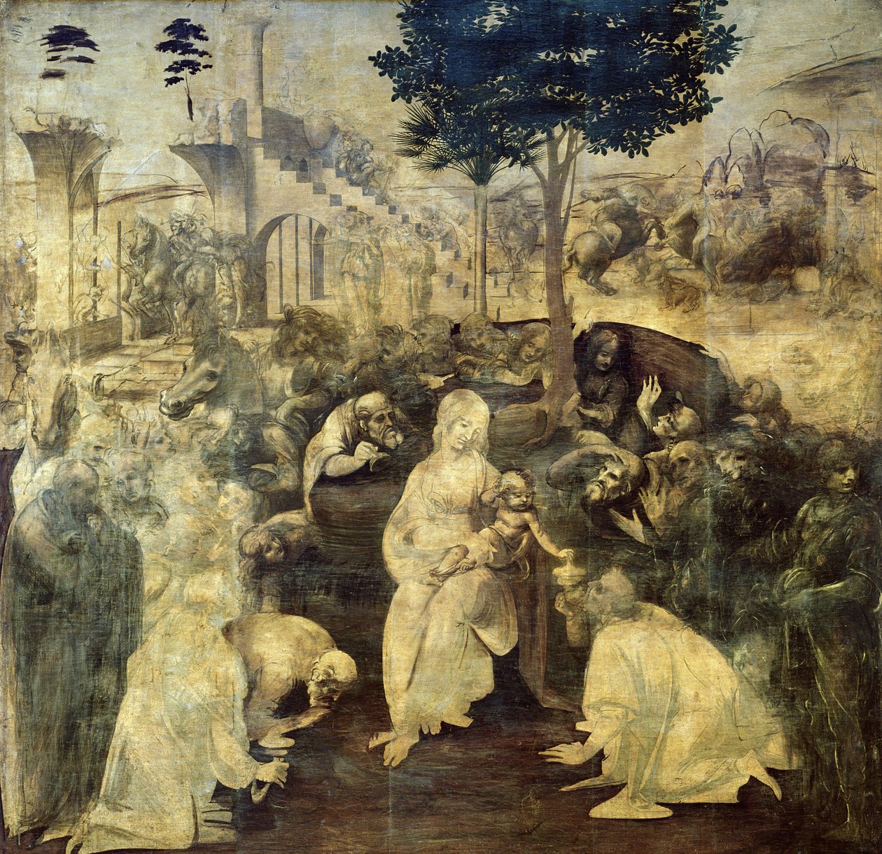 Taikaiden palvonta tekijältä Leonardo da Vinci