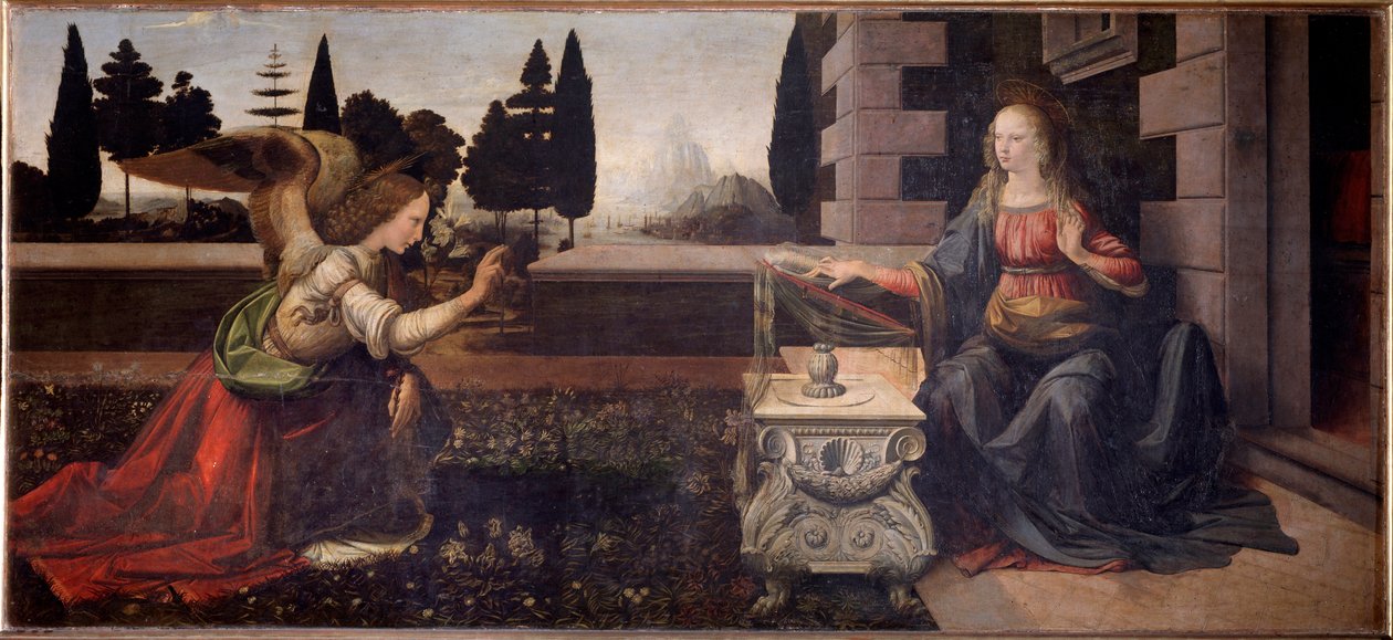 Ilmoitus - 1472-1475 tekijältä Leonardo da Vinci