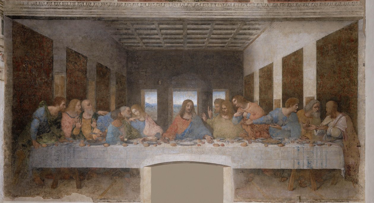 Viimeinen ehtoollinen tekijältä Leonardo da Vinci