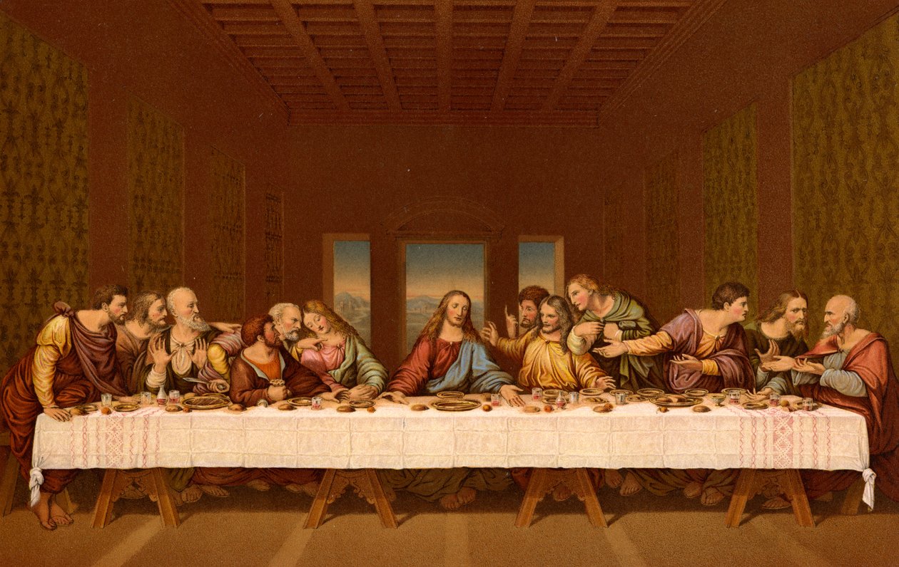 Viimeinen ehtoollinen tekijältä Leonardo da Vinci