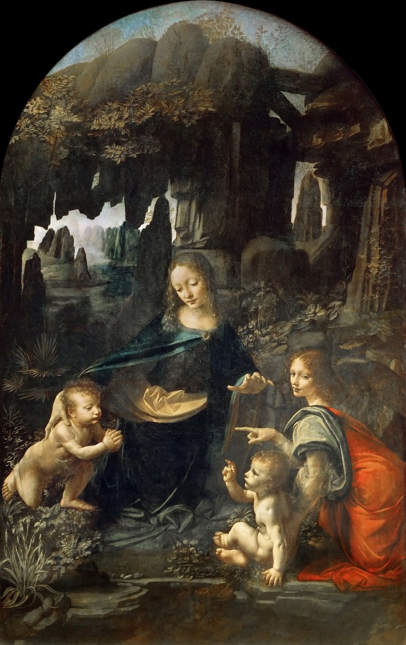 Kallion neitsyt, vuosien 1492 ja 1508 välillä. tekijältä Leonardo da Vinci