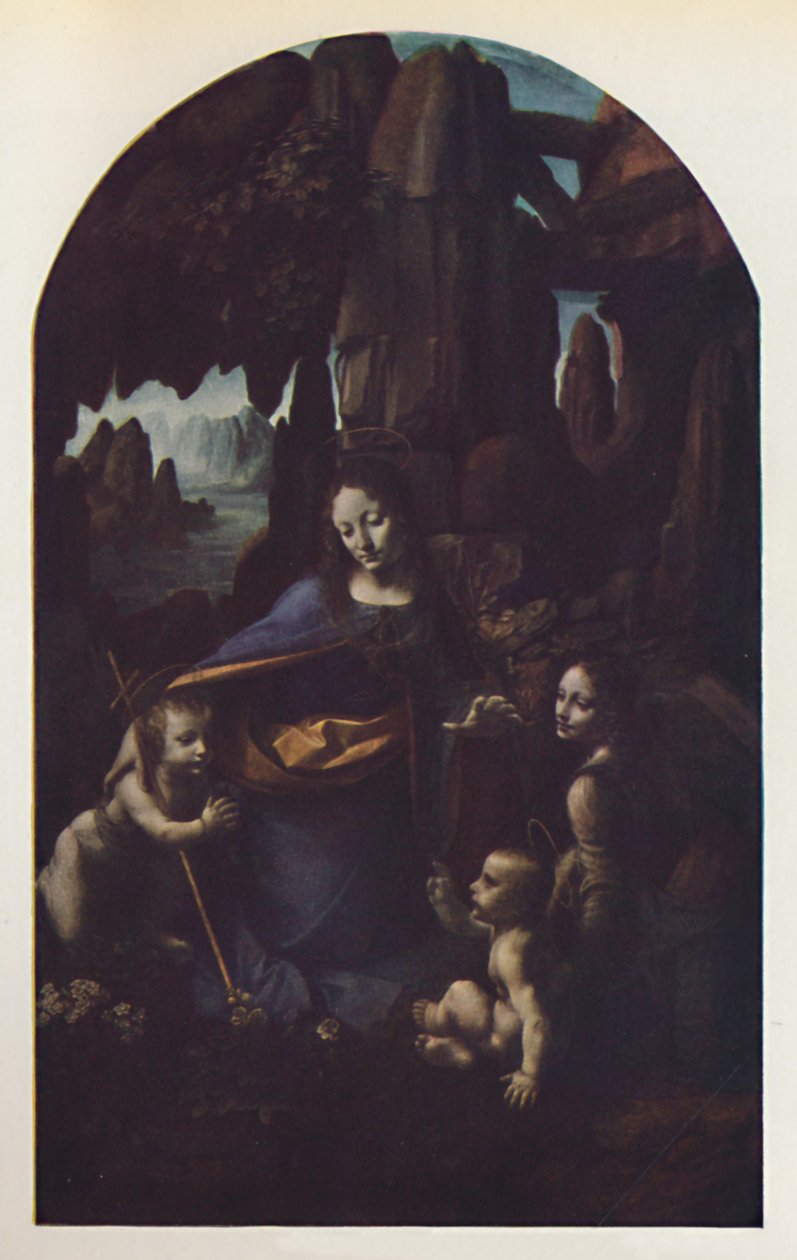 Kallion neitsyt, c1508, c1950. tekijältä Leonardo da Vinci