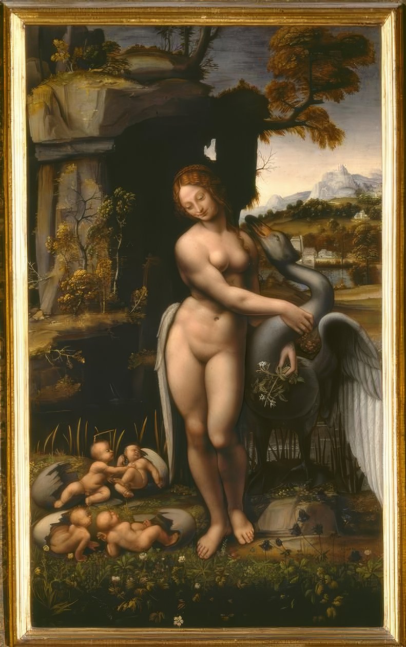 Leonardo da Vincin jälkeen; 1452-1519. tekijältä Leonardo da Vinci