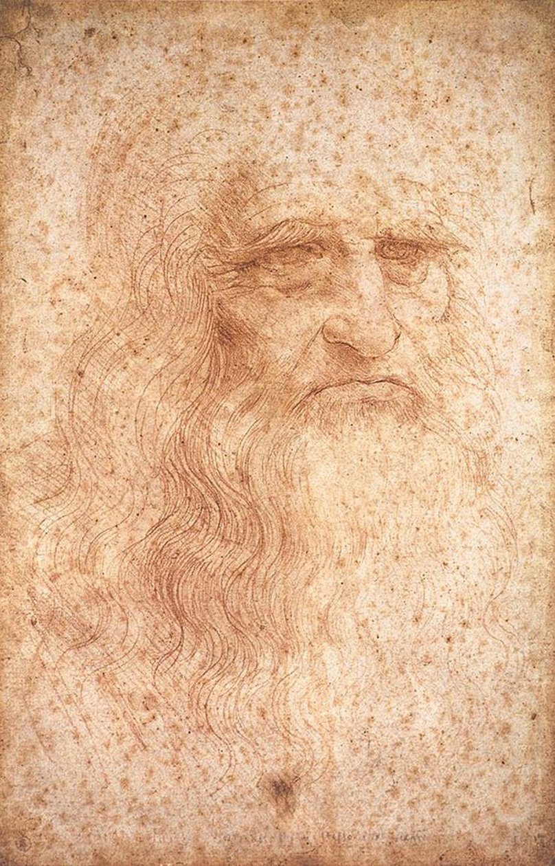 oletettu omakuva tekijältä Leonardo da Vinci