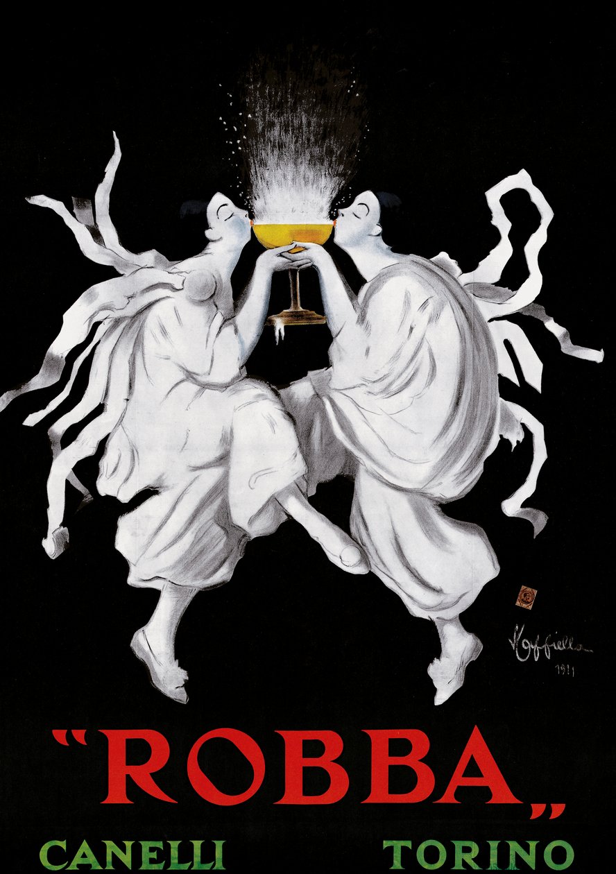 Robba-kuohuviiniä mainostava juliste, 1911 tekijältä Leonetto Cappiello