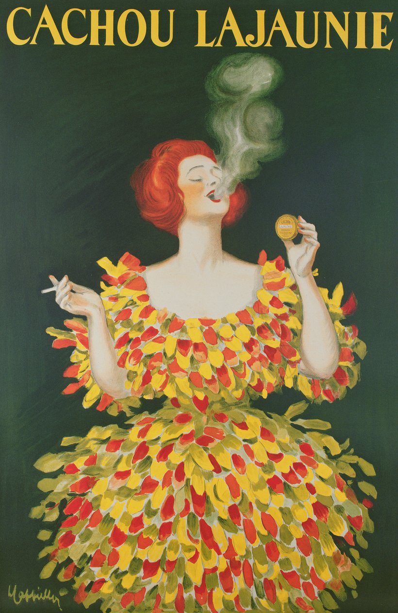 Mainontajuliste cachou Lajaunie tekijältä Leonetto Cappiello