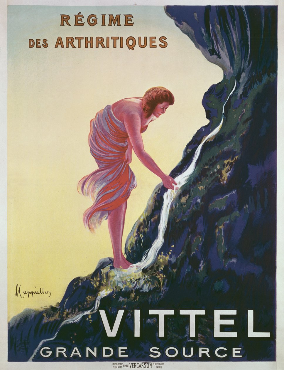 Vittel Grande Sourcen mainos, 1911 tekijältä Leonetto Cappiello