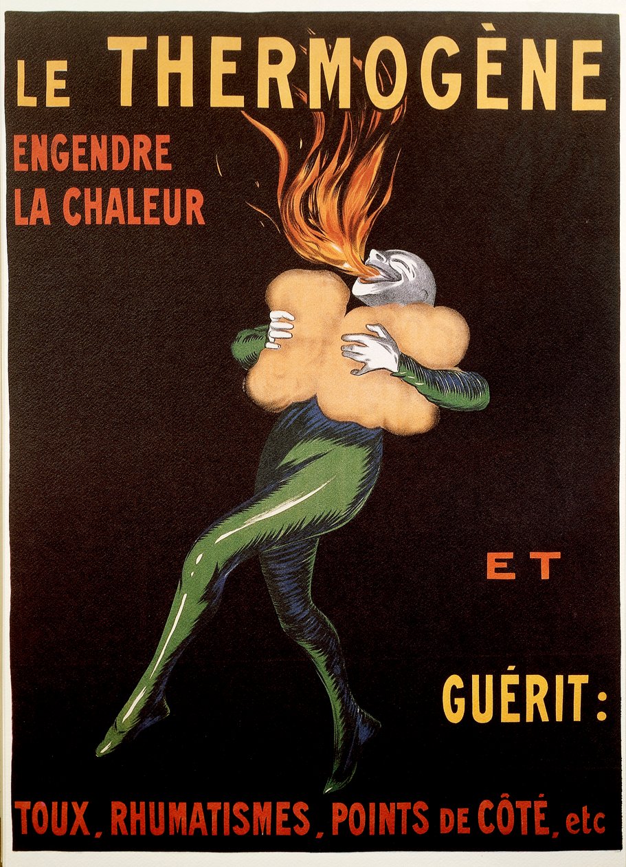 Leonetto Cappiellon lääkemainos, 1909 tekijältä Leonetto Cappiello