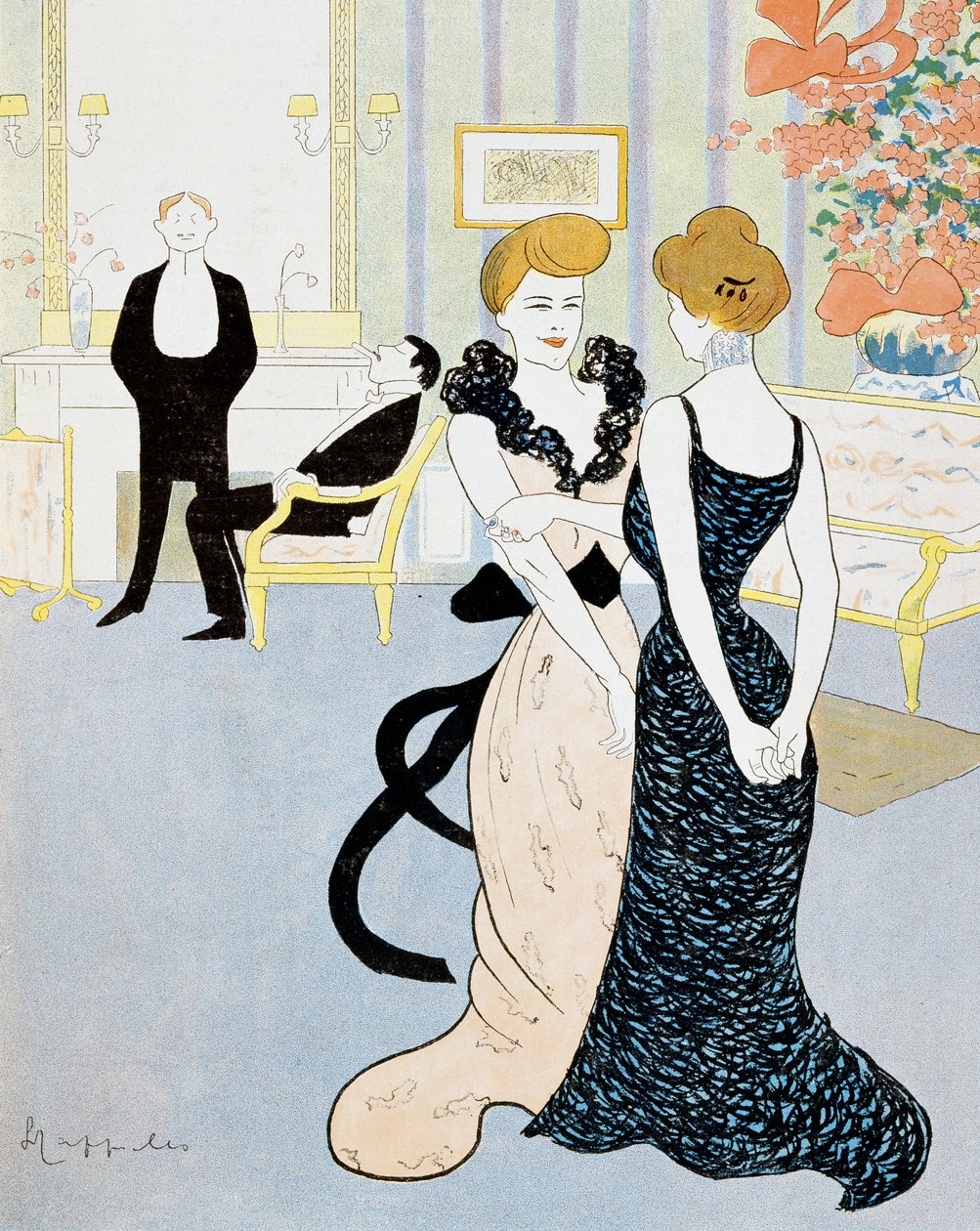 Toinen ratkaisu arvoitukseen, piirustus Leonetto Cappiello (1875-1942) tekijältä Leonetto Cappiello