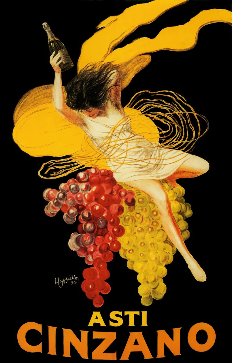 Asti Cinzano, 1910. tekijältä Leonetto Cappiello