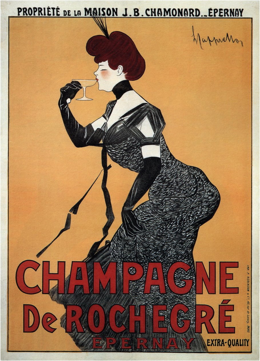 Rochegre Champagne (juliste) tekijältä Leonetto Cappiello