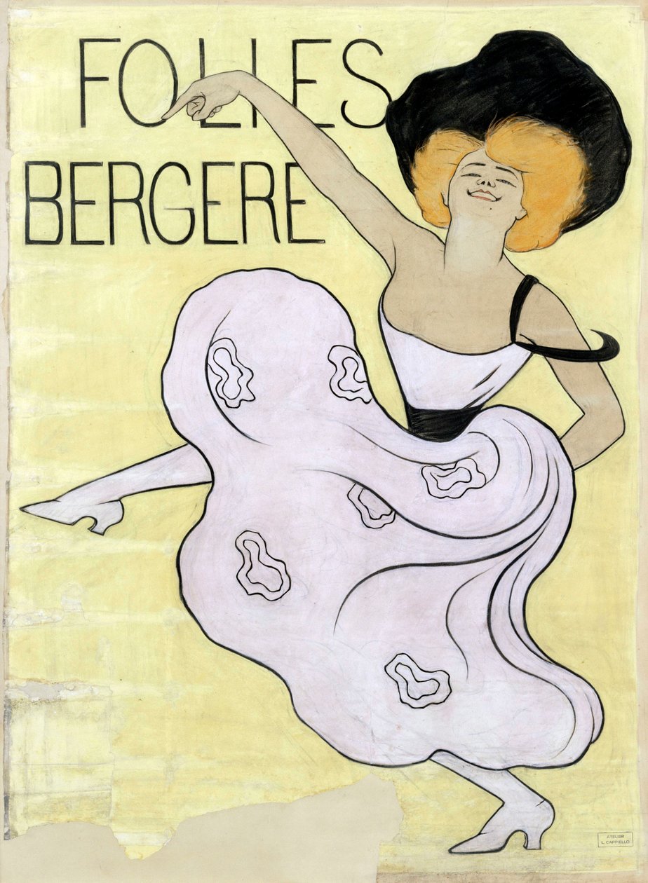 Folies Bergères, 1900 tekijältä Leonetto Cappiello