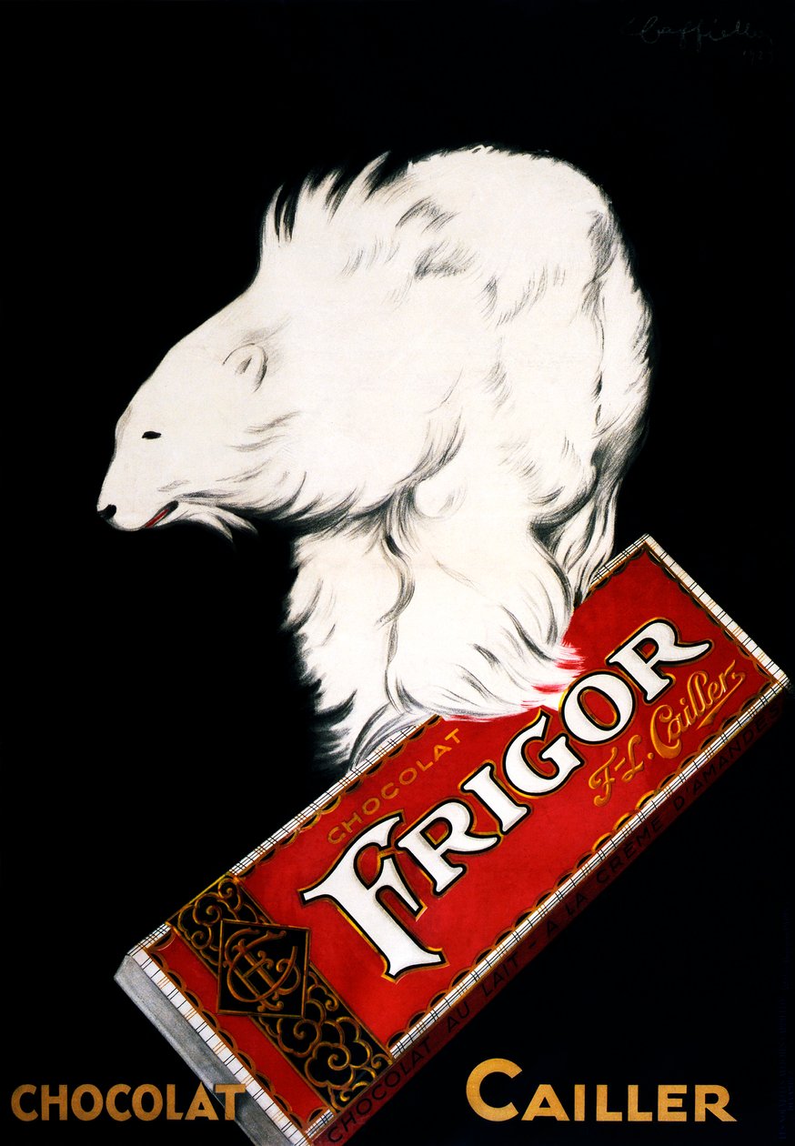 Leonetto Cappiello Frigor Chocolate -juliste tekijältä Leonetto Cappiello