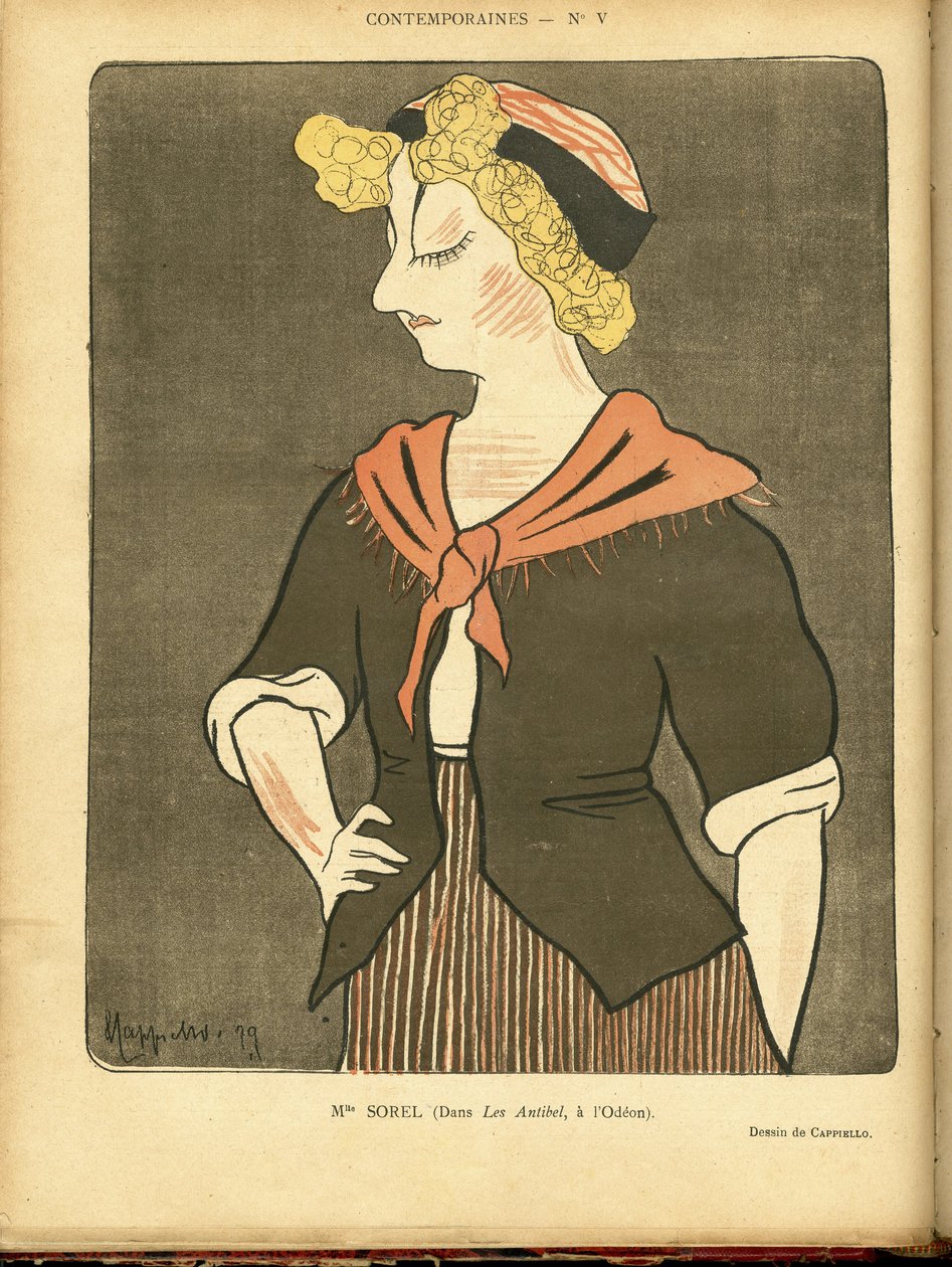 Kuvitus Leonetto Cappiellosta dit Cappiello (1875-1942) Le Riressa tekijältä Leonetto Cappiello