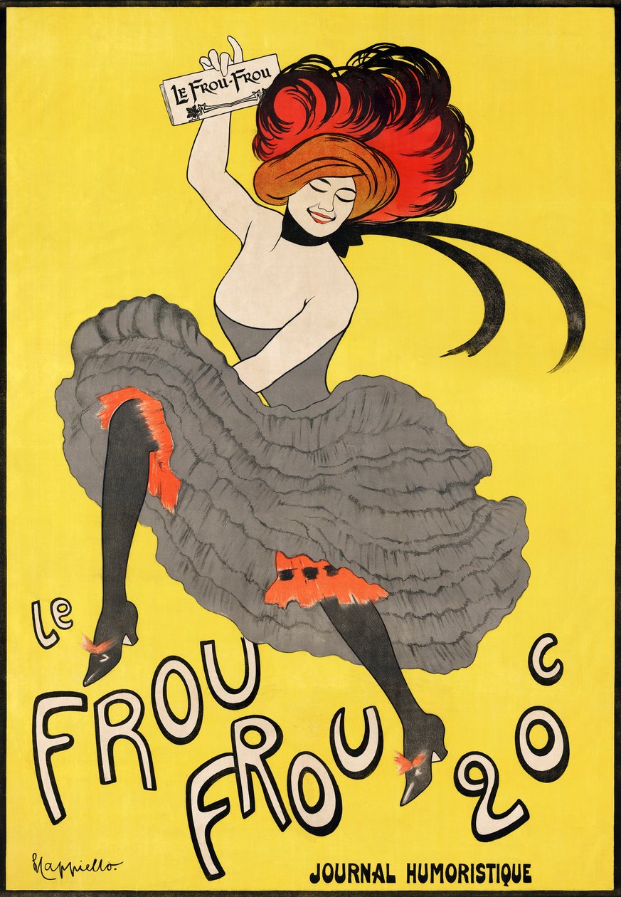 Le Frou Frou -juliste Leonetto Cappiello tekijältä Leonetto Cappiello