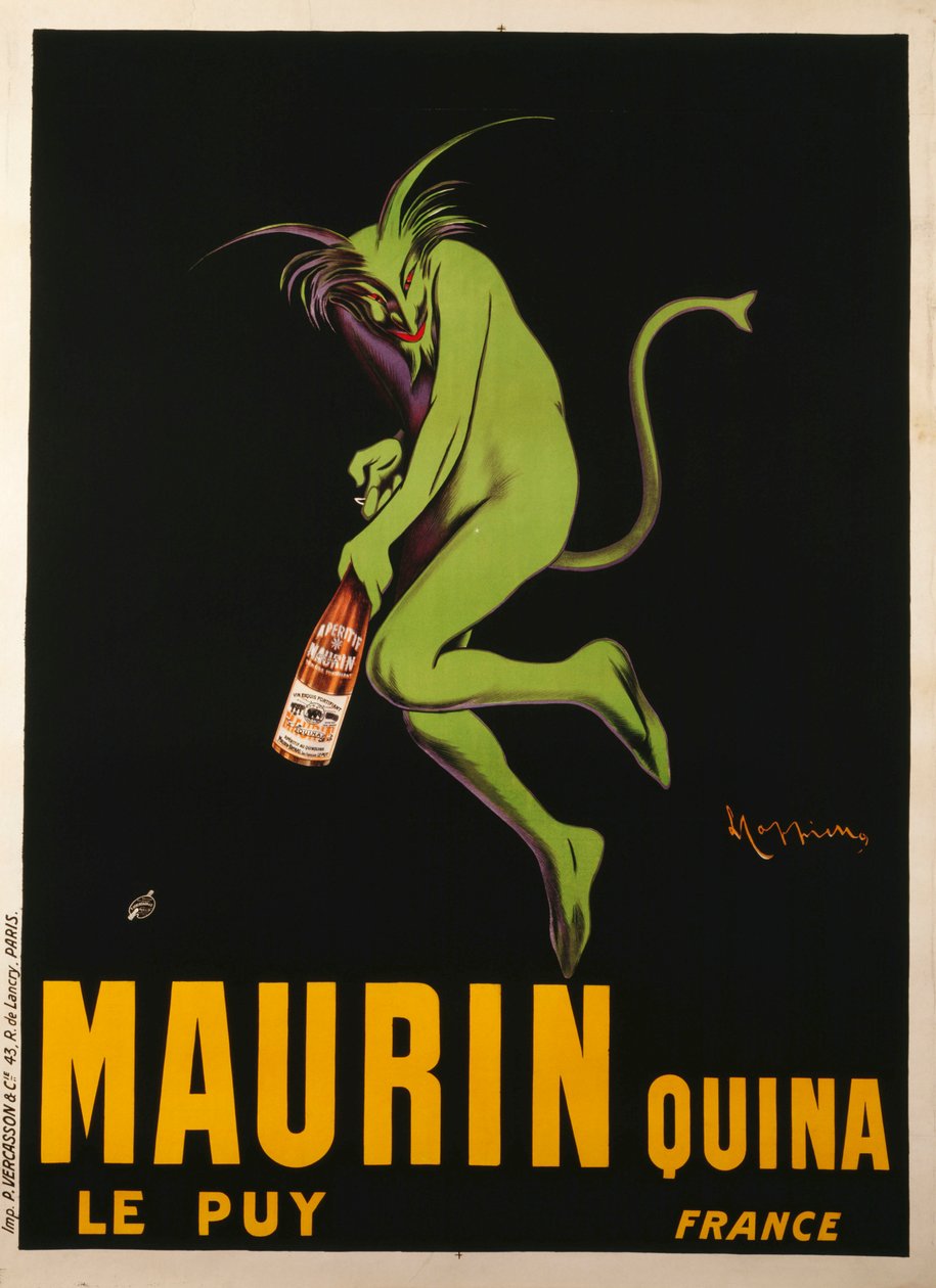 Maurin Quina, n. 1922 tekijältä Leonetto Cappiello