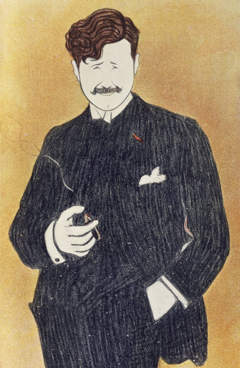 Georges Feydeaun muotokuva (Pariisi tekijältä Leonetto Cappiello