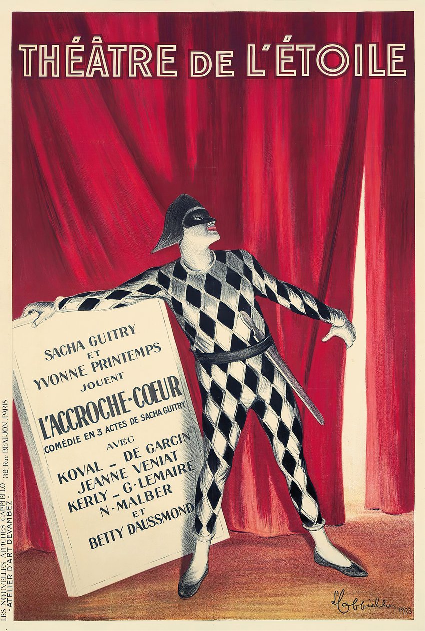 Tähtiteatteri, 1923. tekijältä Leonetto Cappiello