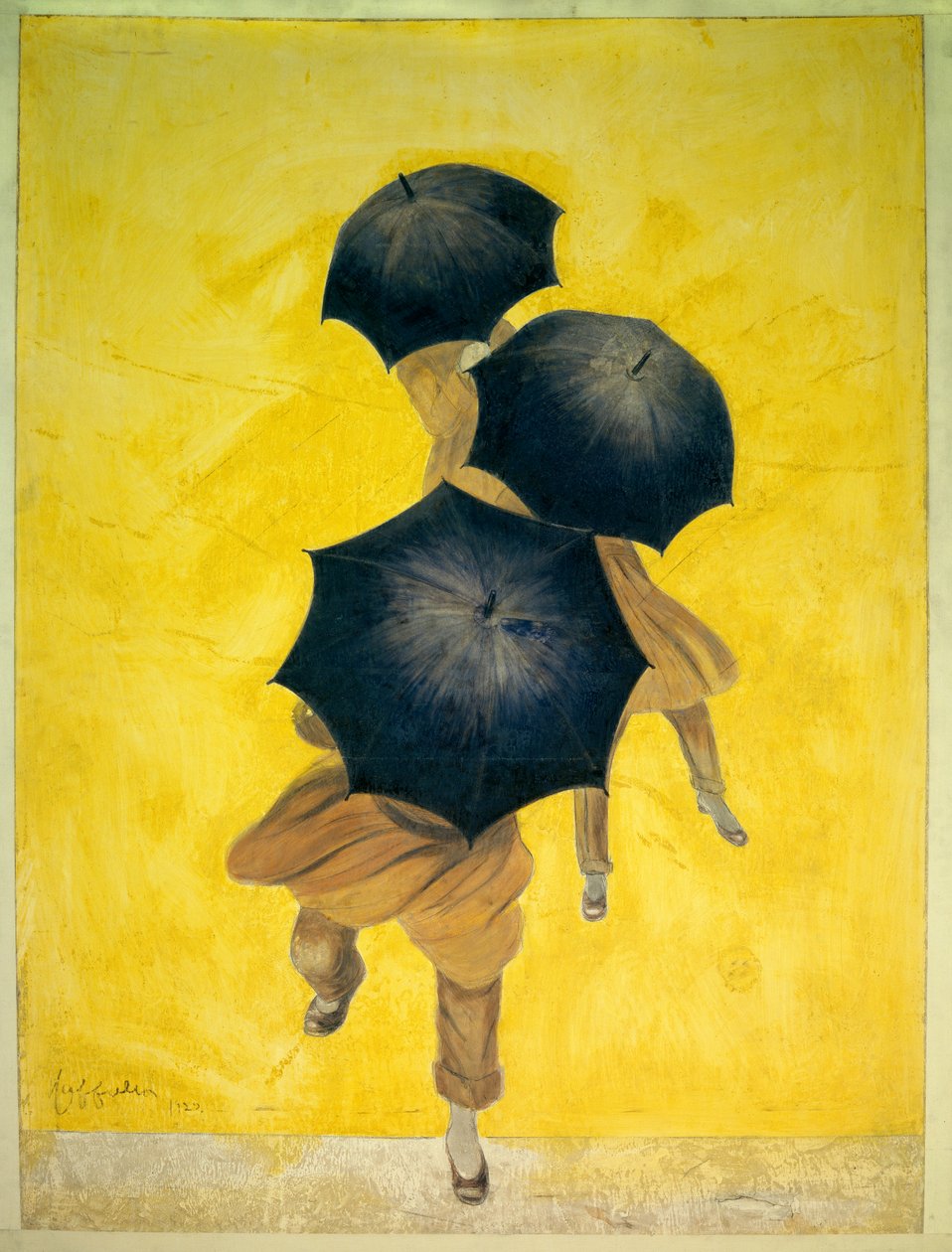 Sateenvarjot juhlivat 1922 tekijältä Leonetto Cappiello