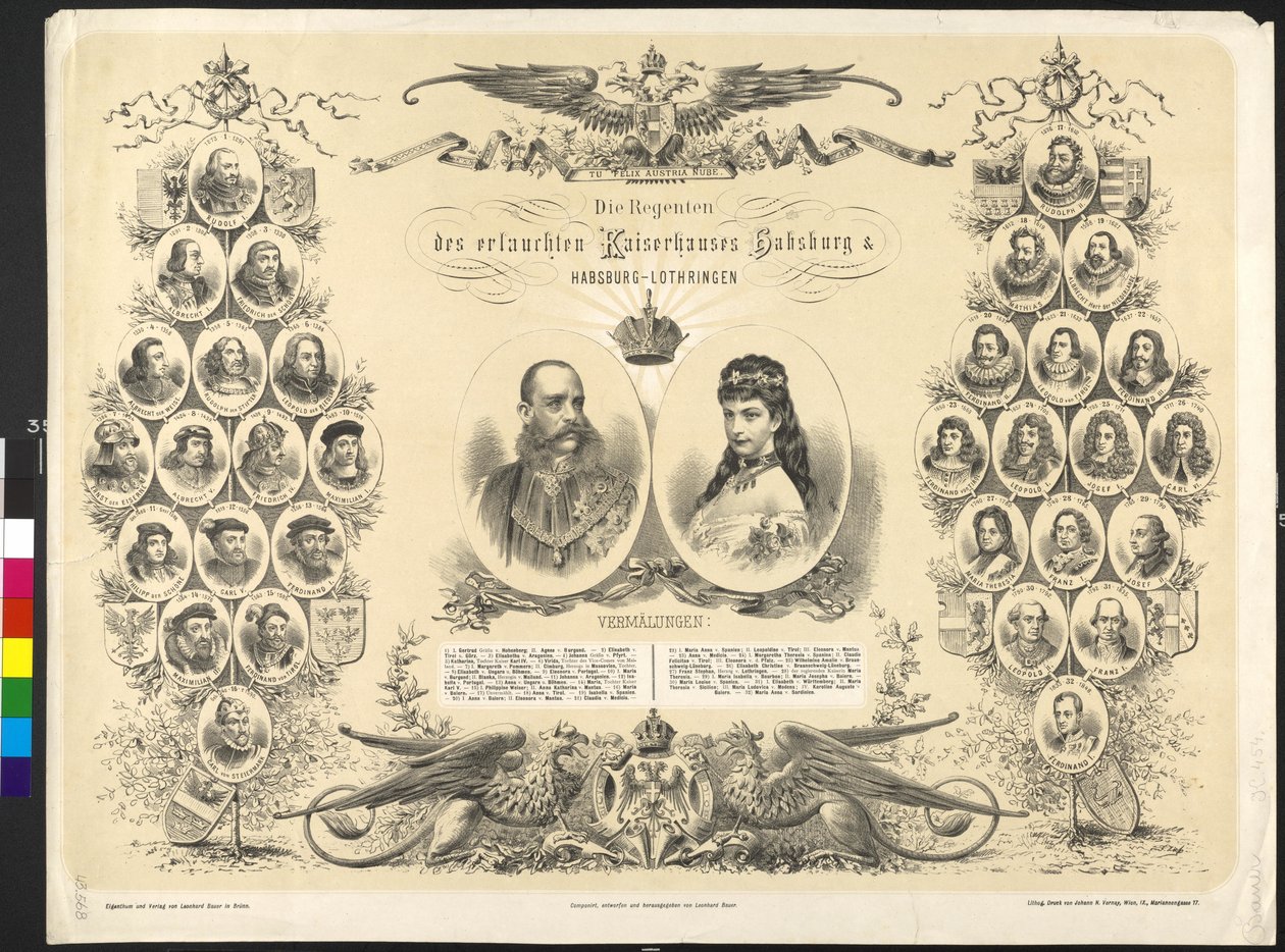 Itävallan arkkiherttua Habsburgin ja Habsburg-Lothringenin aatelissuvun regentti. tekijältä Leonhard Bauer