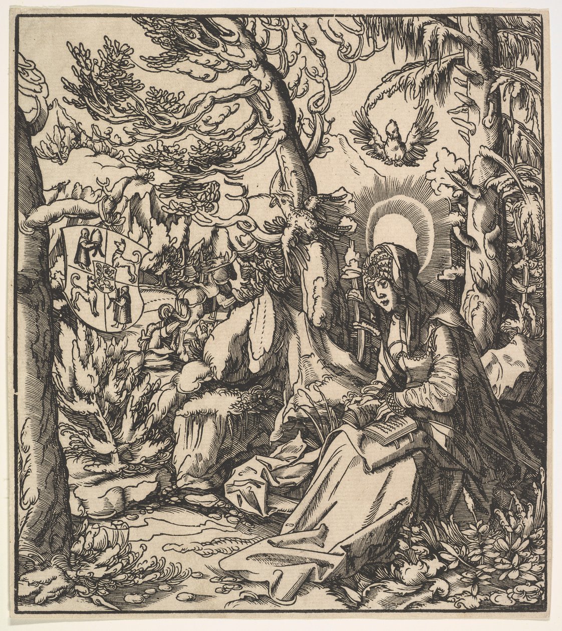 Toggenburgin pyhä Ita, Habsburgin pyhistä, 1516-18. tekijältä Leonhard Beck