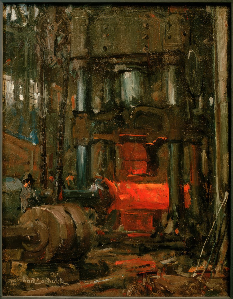 Leonhard Sandrock, hydraulinen puristin tekijältä Leonhard Sandrock