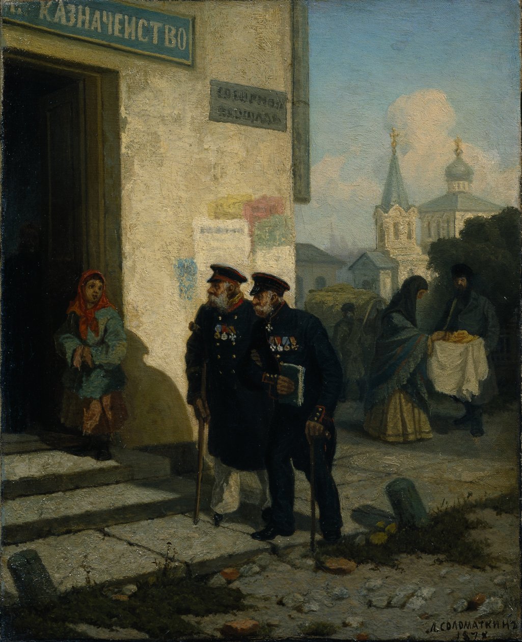 Eläkepäivä, 1878 tekijältä Leonid Ivanovich Solomatkin