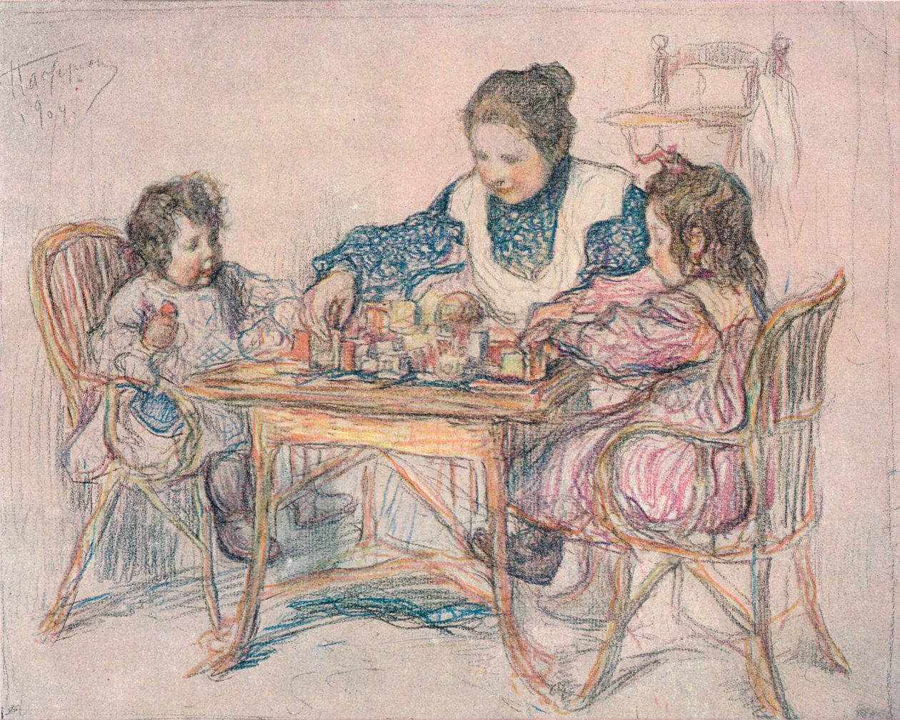 Piirustus Leonid Pasternak, 1904, 1906 tekijältä Leonid Osipovic Pasternak