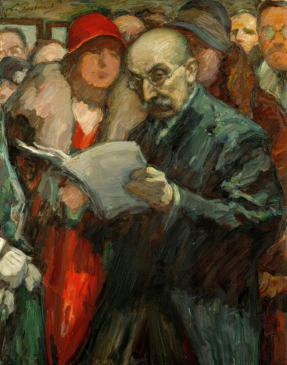 Max Liebermann, Berliinin taideakatemian puheenjohtaja tekijältä Leonid Osipovic Pasternak