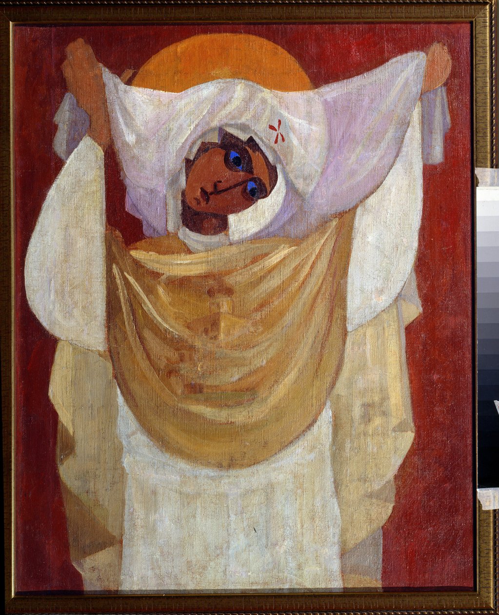 ""Avun neitsyt"" Leonid Terentievich Chupyatov (1890-1941) maalaus 1920-1930 Yksityinen kokoelma tekijältä Leonid Terentlevich Chupyatov