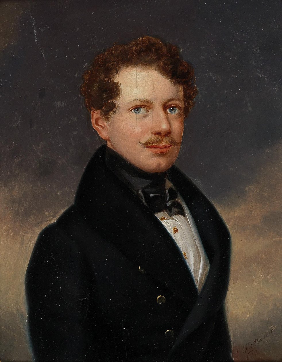Bildnis eines Herrn Englanti: Portrait of a Gentleman tekijältä Leopold Fertbauer