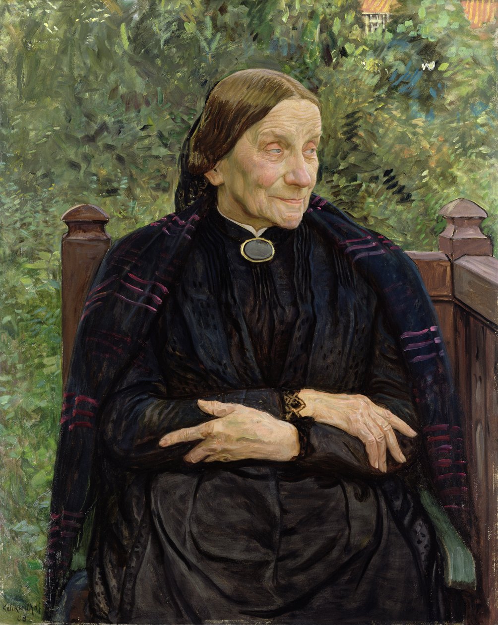 Lichtwarkin äiti, 1908 tekijältä Leopold Karl Walter von Kalckreuth