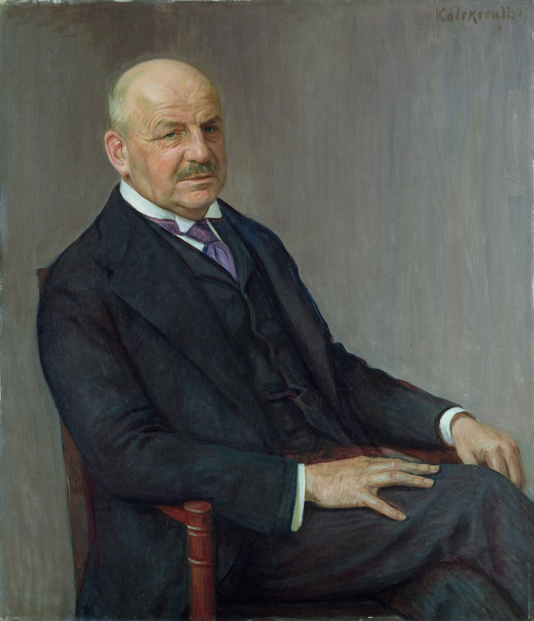 Alfred Lichtwarkin (1852-1914) muotokuva 1912 tekijältä Leopold Karl Walter von Kalckreuth