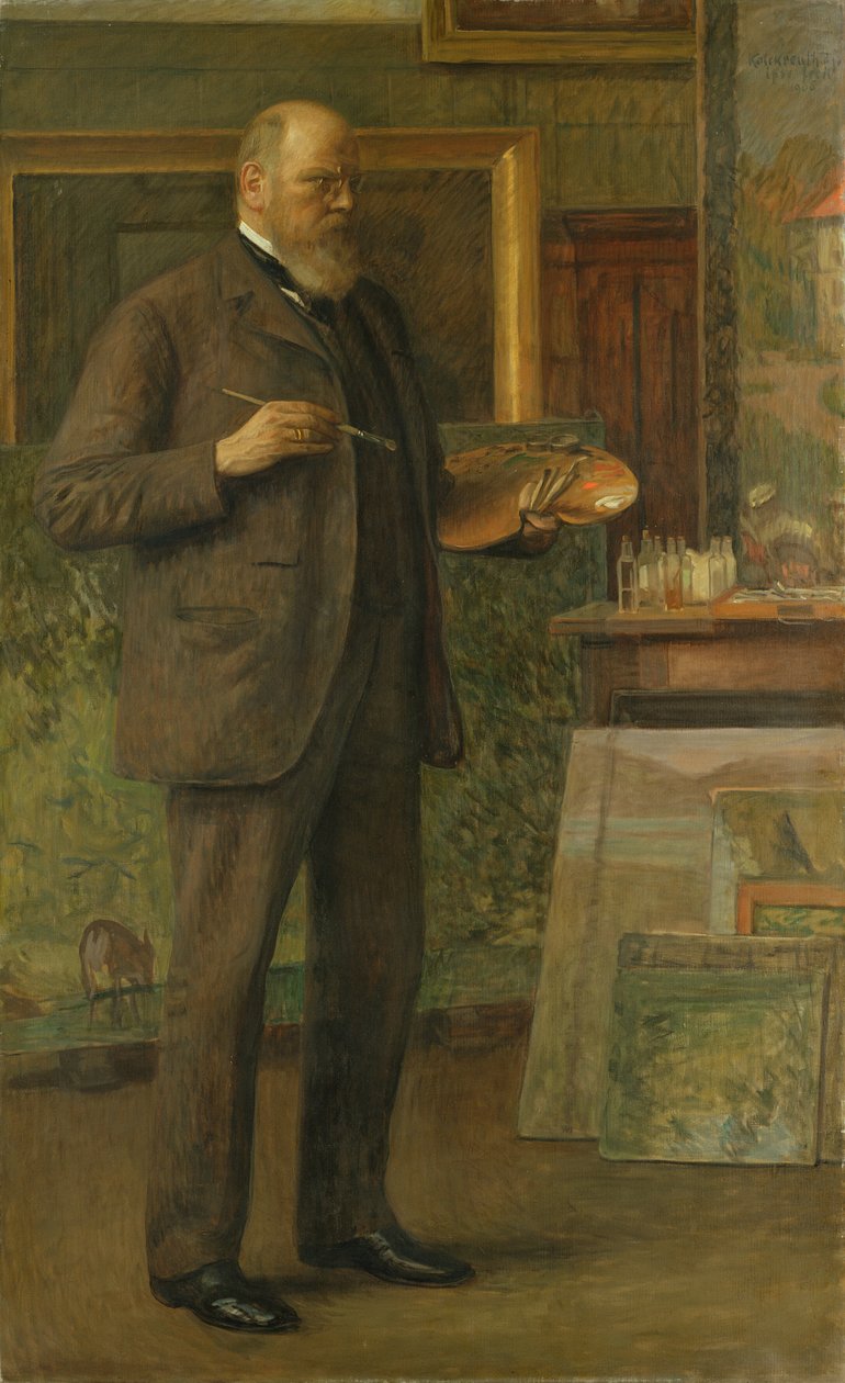 Omakuva, 1906 tekijältä Leopold Karl Walter von Kalckreuth