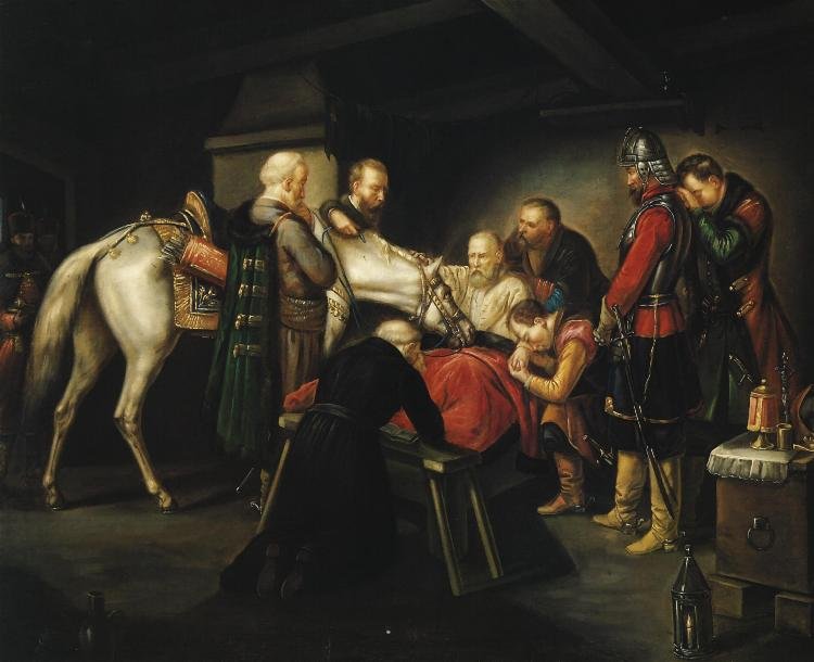 Der Tod des Czarniecki. Czarnieckin kuolema. Polski: Śmierć Czarnieckiego. tekijältä Leopold Loeffler