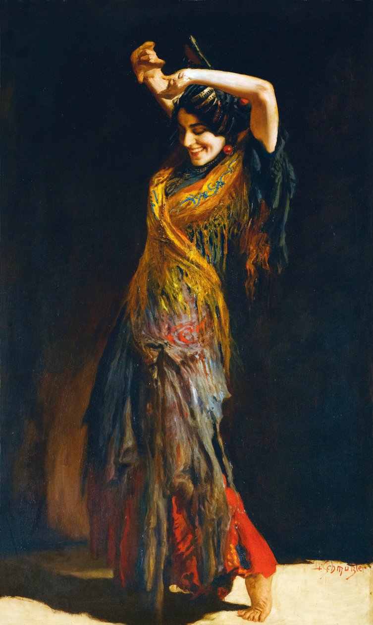 Flamenco -tanssija tekijältä Leopold Schmutzler