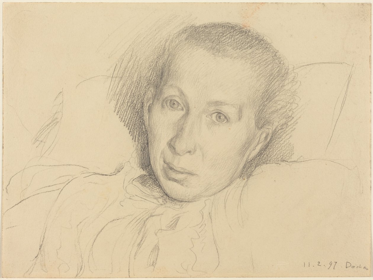 Taiteilijan sisar, Marie von Kalckreuth tekijältä Leopold Karl Walter von Kalckreuth