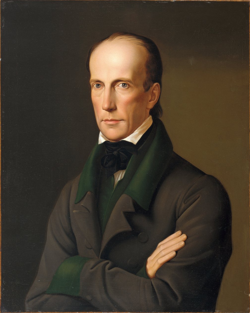 Itävallan arkkiherttua Johannes (1782-1859) muotokuva, Kupelwieser, Leopold (1796-1862). Öljy kankaalle tekijältä Leopold Kupelwieser