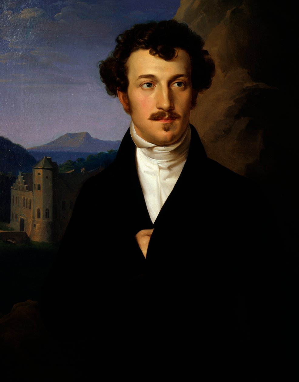 Franz Von Schoberin muotokuva (Torup tekijältä Leopold Kupelwieser