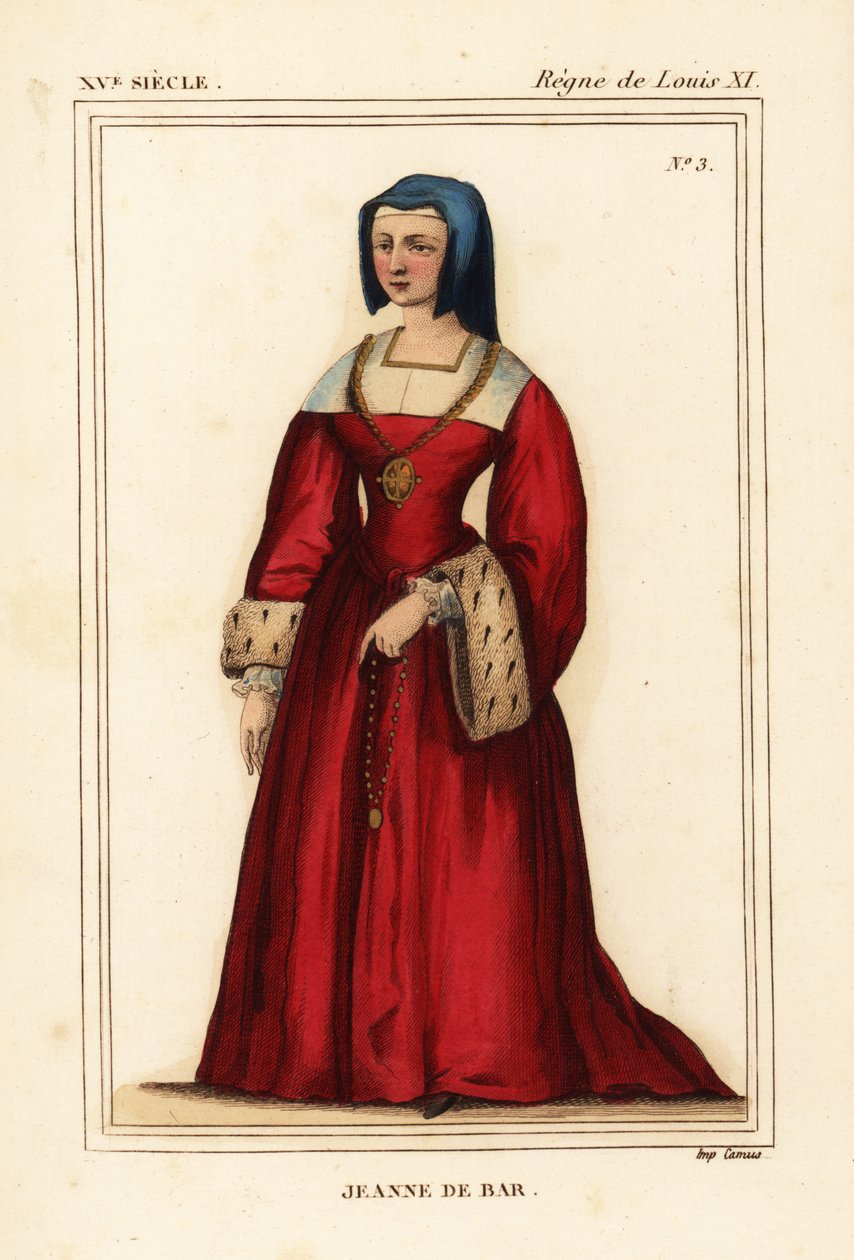 Jeanne de Bar, Louis de Luxemburgin vaimon Robert de Barin ainoa tytär tekijältä Leopold Massard