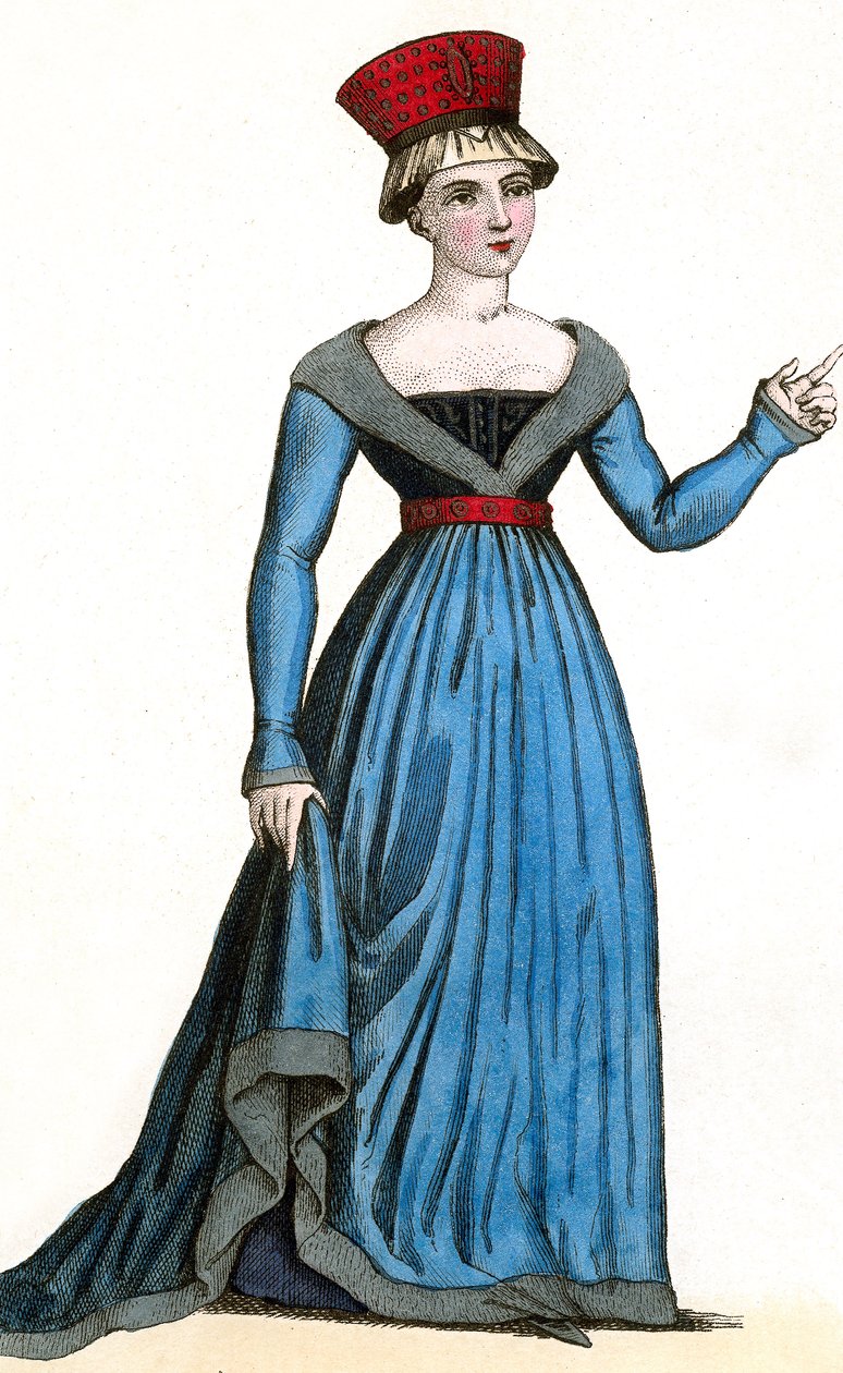 Marie de Fayel Renaud-de-Nanteuilin vaimo ja Marguerite-de-Nanteuilin äiti, Kaarle VII:n hallituskaudella tekijältä Leopold Massard