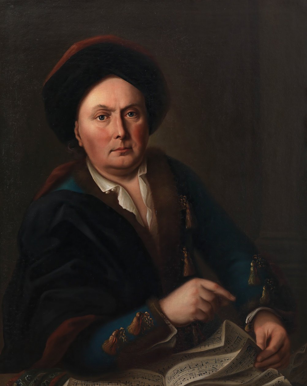 Muotokuva laulaja Ludwig Lodewijk van Beethovenista 1712-1773..., 1773. tekijältä Leopold Radoux