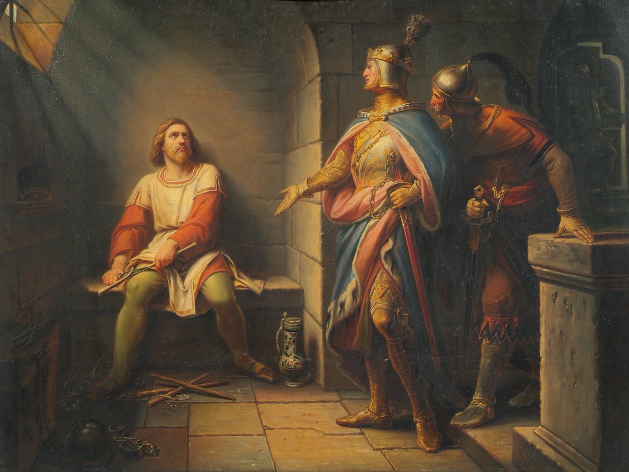 Ludwig the Baijeri ilmoittaa vapauttavansa Frederick Komealle vuonna 1314 ja tarjoaa hänelle rinnakkaishallintoa tekijältä Leopold Schulz